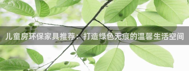 杏耀平台服务中心是干嘛的：儿童房环保家具推荐：打造绿色无痕的