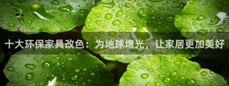 杏耀平台服务中心怎么样：十大环保家具改色：为地球增光，让家居