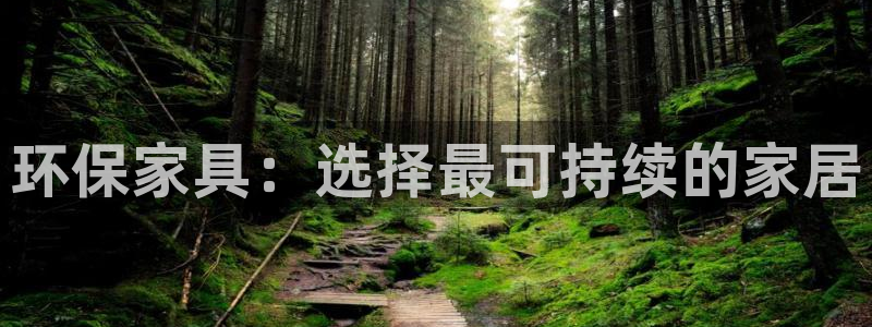 杏耀平台开户：环保家具：选择最可持续的家居